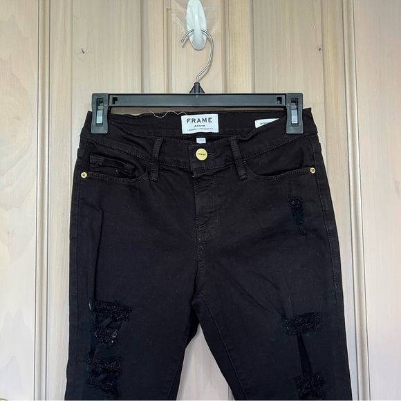FRAME Le Skinny de Jeanne Mid Rise Jeans 9797 - Picture 3 of 11